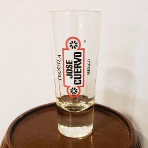 Jose Cuervo Shot Glass Mexico Tequila Souvenir Shooter 3.5" Tall